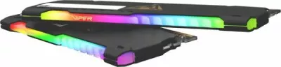 RAM Memorje Patriot Viper Steel RGB PVSR416G320C8K 16GB (2x8GB) DDR4 3200MHz CL18 UDIMM, e zezë, set