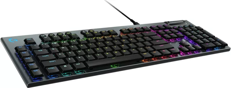Tastierë mekanike Logitech G915 X, RGB, me kabllo, full-size, e zezë