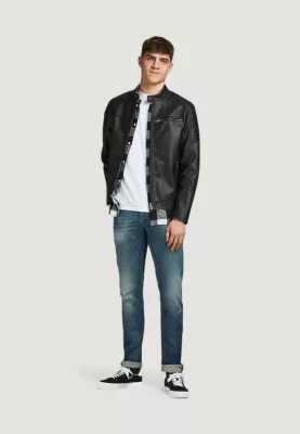 Jakne për meshkuj Jack & Jones JJEROCKY NOOS 12147218, e zezë [Madhësia: S]