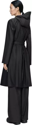 Jakne shiu për femra Rains A-Line Longer W Jacket W3 12040, e zezë [Madhësia: XS]