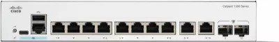 Switch Cisco Catalyst 1300-8T-E-2G, 8 porta GE, 2x1GE Combo, PoE, Managed, Rack mounting