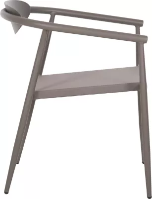 Karrige për kopsht SERLY FH6052.04, alumin, tekstilene, ngjyrë shampanjë, 56x61x74.5 cm