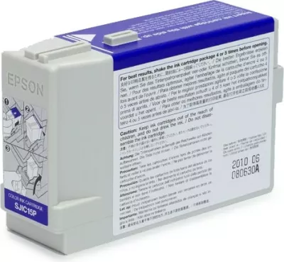 Toner Epson SJIC15P(CMY), për ColorWorks C3400 dhe TM-C610, Cyan, Magenta, Yellow