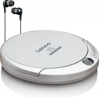 CD player Lenco CD-201, MP3, LCD, kufje, argjend