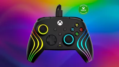 Kontroller me kabllo Turtle Beach Afterglow Wave për Xbox/PC, RGB, i zi