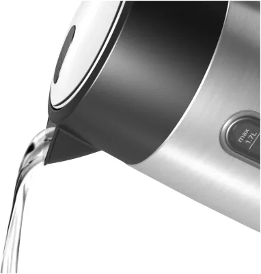 Çajnik Bosch DesignLine TWK4P440, 1.7 litra, 2400W, ngjyrë argjendi
