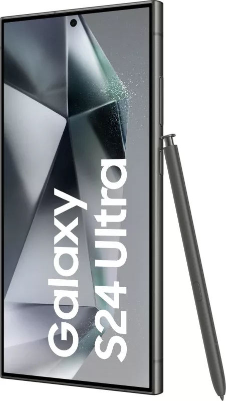 Celular Samsung Galaxy S24 Ultra, 6.8", 12+512GB, 5G, black titanium