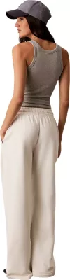 Pantallona sportive për femra Calvin Klein Jeans LV047G822G, krem [Madhësia: L]