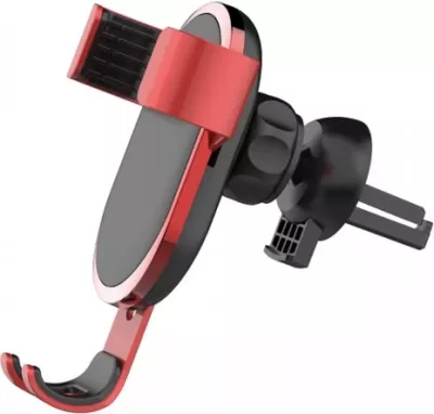 Mbajtës celulari për veturë LDNIO MG01, universal 10–17.7 cm, i kuq/zi