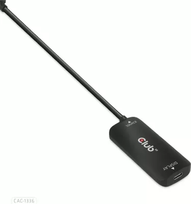 Adapter Club3D HDMI + MicroUSB në USB-C 4K120Hz, i zi