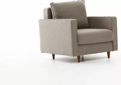 Karrige një vendëshe Atelier del Sofa, Eva, krem