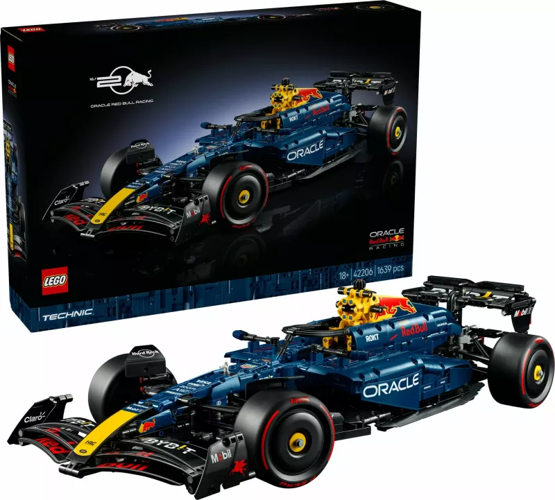Set ndërtimi LEGO Technic Oracle Red Bull Racing RB20 F1, 1639 pjesë, multingjyrësh