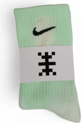 Çorape Nike Custom 2000000000008, për meshkuj, fluo jeshile