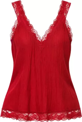 Top për femra I am Crinkle Pizzo 53127, bordeaux [Madhësia: XS]