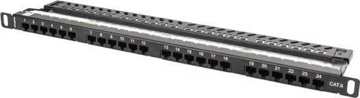 Paneli i Patch LANBERG PPU6-0024-B, kat. 6, 24 porty