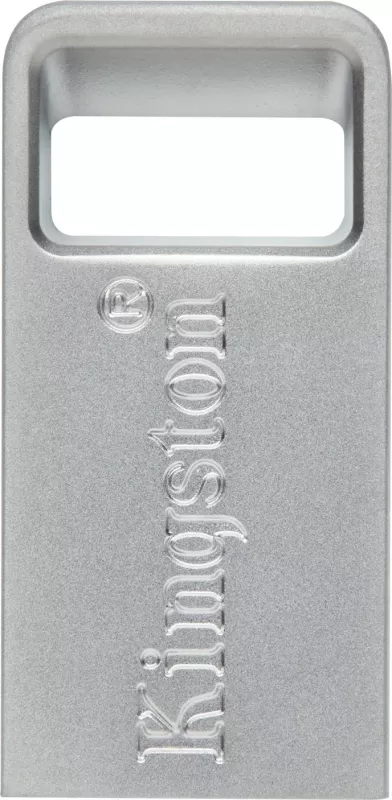 USB Kingston DataTraveler Micro 128GB, USB 3.2 Gen 1, Metal, Silver
