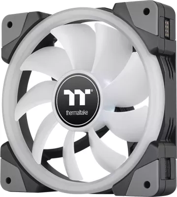 Ventilator kasë Thermaltake SWAFAN EX12 RGB TT Premium Edition, 12 cm, 2000 RPM, 3 copë, e zezë