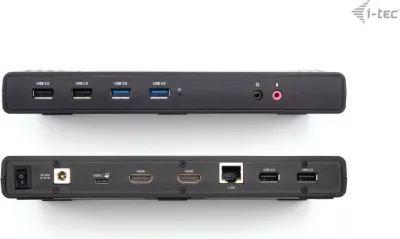 Docking station i-tec USB 3.0/USB-C/Thunderbolt, Dual Display, Power Delivery 100W, i zi