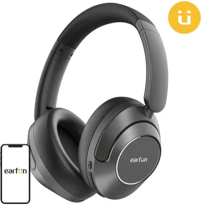 Kufje wireless EarFun WavePro, HP200B, mbi-vesh, Bluetooth, e zeze