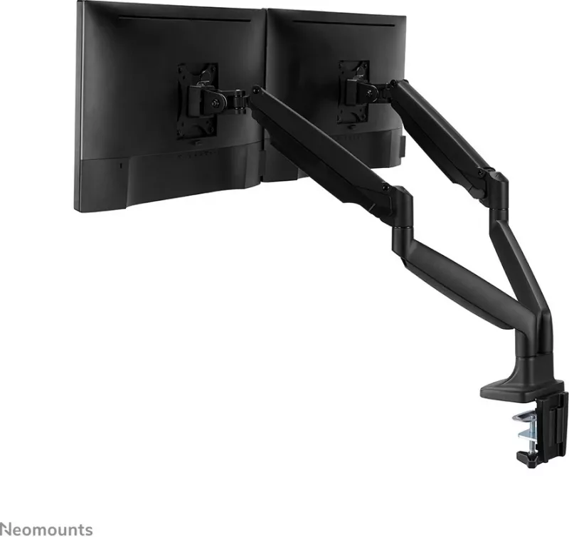 Krah monitori Newstar Neomounts NM-D750DBLACK, për 2 ekrane, gas spring, VESA 100x100, i zi