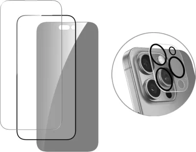 Mbështjellës 4smarts 541190, iPhone 16 Pro, i zi, gri, transparent, bardhë