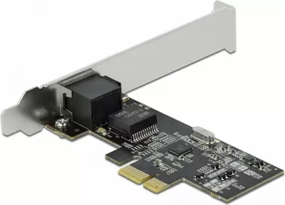 Kartelë rrjeti PCIe DeLOCK RTL8125B, RJ45 2.5GbE, PCI Express x1, e brendshme