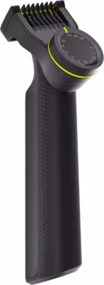 Makinë rroje Philips OneBlade Pro 360 Face+Body QP6542/15, me krehër rregullues, Black on Green