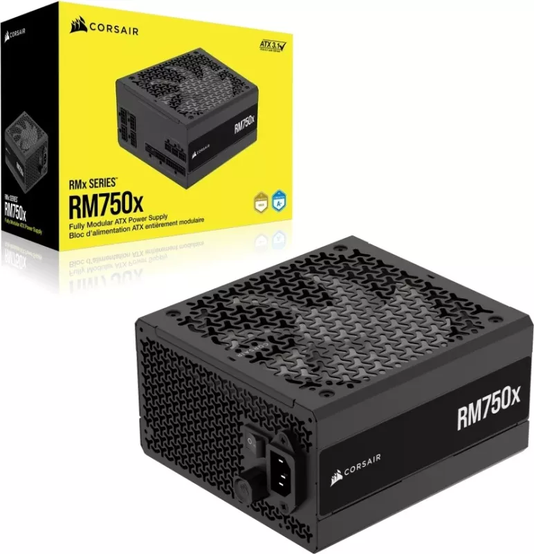 Njësi furnizimi Corsair RM750x, 750 W, ATX, E zezë