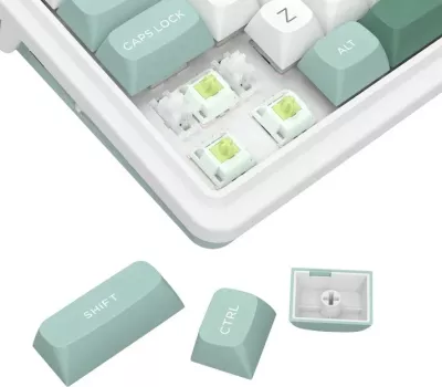 Tastierë mekanike Redragon Galatin Pro K719WG-RGB-PRO, 96%, RGB, wireless/wired, e bardhë