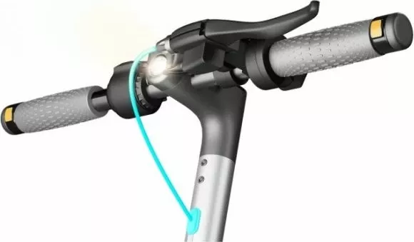 Skuter elektrik Yakimasport, gri dhe turkeze