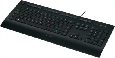 Tastierë Logitech K280e Comfort USB (SLO engraving), e zezë, OEM