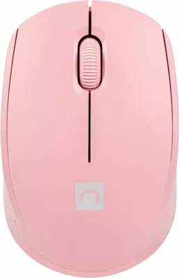 Maus Natec Stork NMY-2002, wireless 2.4 GHz, 1600 DPI, 3 butona, rozë