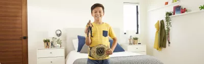 Figurinë aksioni Mattel WWE Elite Collection "The American" JCJ31, 15 cm, me aksesorë