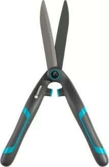 Gërshërë Gardena 12302-30, teh drejt, plastikë, 18 cm, zi/kaltër