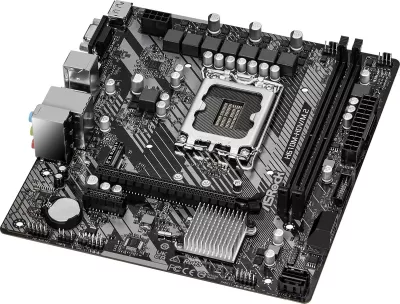 Pllakë amë ASRock H610M-HDV/M.2 R2.0, Intel, LGA 1700, DDR4-SDRAM, 64 GB