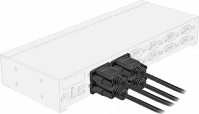 Kabllo seriale DeLOCK RS-232 D-Sub 9 (DB9) mashkull-në-femër, 1 m, prizë e ngushtë, e zezë