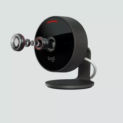 Kamerë sigurie Logitech Circle View, IP, Wireless, Brendshme & jashtme, Bullet, Grafit