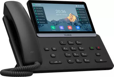 Telefon VoIP Yealink SIP-T77U, ekran me prekje 7", Gigabit Ethernet, PoE, i zi