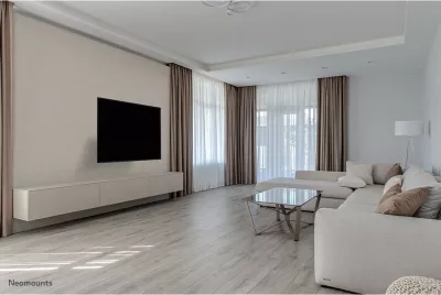 Mbajtës muri për TV Neomounts WL40-540BL14, full motion, 32-55 inç, VESA 400x400, e zezë