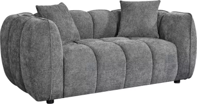 Divan dy ulës LYKKE, material gri, 172x89x70cm