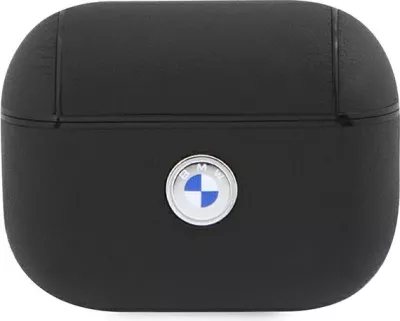 Mbështjellës BMW për AirPods Pro 2, Signature, lëkurë, i zi