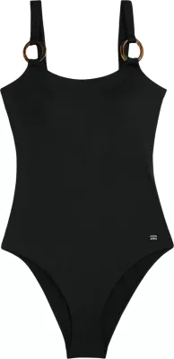 Bikine njëpjesëshe për femra Tommy Hilfiger UW0UW06480, e zezë [Madhësia: S]