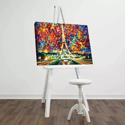 Pikturë dekorative kanavacë, shumëngjyrëshe, FAMOUSART-091, 45x70cm
