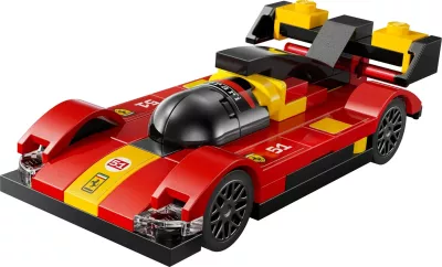 Set lodër LEGO Speed Champions Ferrari 499P Hypercar 30709, 62 pjesë, me minifigurë
