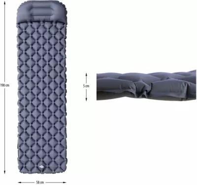 Dyshek kampingu Nils Extreme, gri