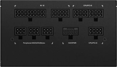 Furnizues energjie Gigabyte UD1000GM PG5, 1000 W, 100 - 240 V, 50 - 60 Hz, 6.5 - 15 A, Active, 16 ms