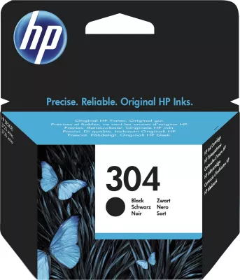 Kartush boje, HP, 304 N9K06AE, 4 ml, deri 120 faqe, e zezë