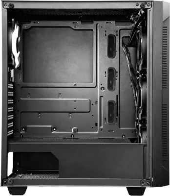 Kasë Chieftec Hunter GS-01B-OP, midi tower, xham i temperuar, RGB, e zezë