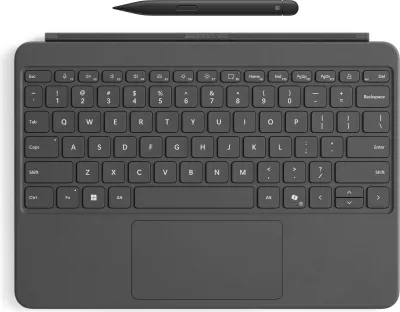 Tastierë me mbështjellës Microsoft Surface Pro 12 Type Cover + Slim Pen, QWERTZ, Slate