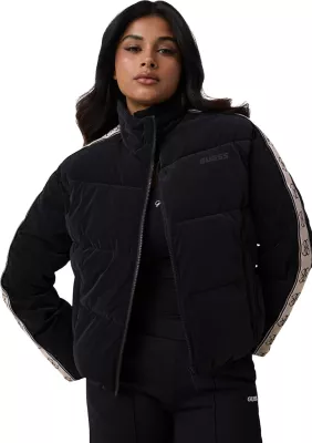 Jakne puffer për femra Guess Active New Jean Puffer Jack V5BL11 WGYC2, e zezë [Madhësia: S]
